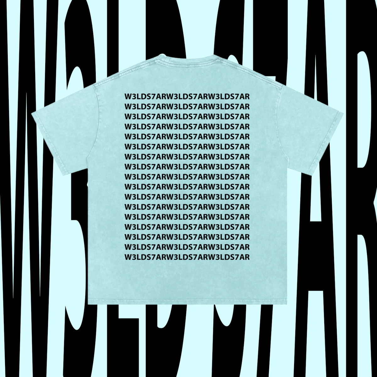 W3LD S7AR LOGO PRINT T-SHIRT