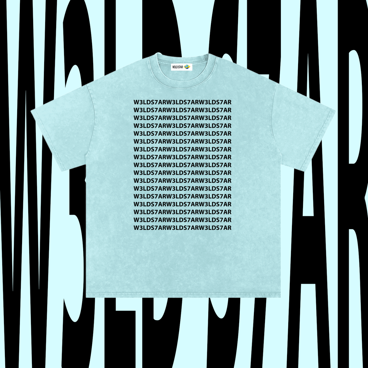 W3LD S7AR LOGO PRINT T-SHIRT